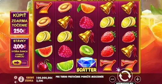 Juicy Fruits - slot machine grid